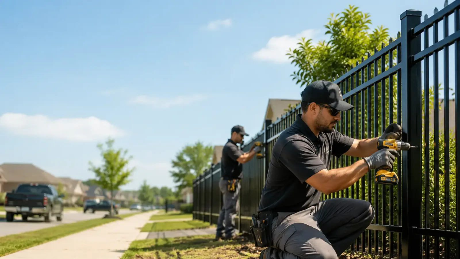 Metal Fence Installation in Rockdale, TX